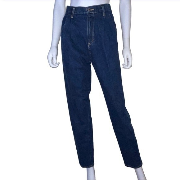 Vintage 1991 Patagonia Women's Pleated Blue Jeans NWT Size 6 - Picture 1 of 14